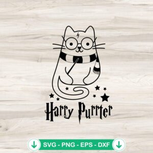 mockup-98284.jpg Funny Harry Purrter SVG file for Cricut cutting machine