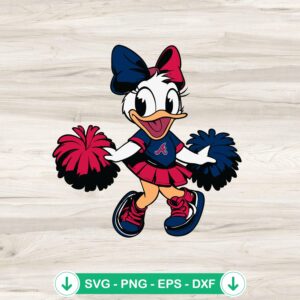 mockup-98353.jpg Atlanta Braves Daisy Duck cheerleader SVG file for Cricut