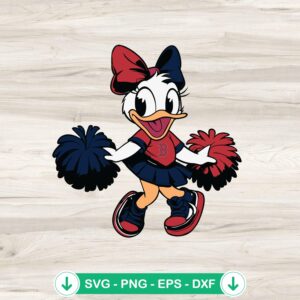 mockup-98361.jpg Boston Red Sox Daisy Duck cheerleader SVG file for cutting machines