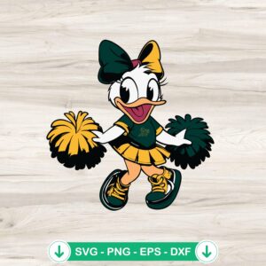 Daisy Duck Oakland Athletics SVG file, cricut svg cut file