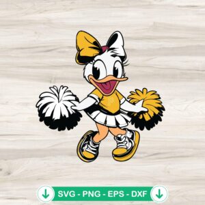 Daisy Duck Pittsburgh Pirates baseball svg file for cutting machines