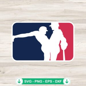 Dodgers Bump Logo SVG file for 2024 World Series, cricut svg