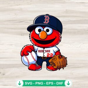 mockup-98781.jpg Boston Red Sox Sesame Street SVG file, Cricut SVG cutting file