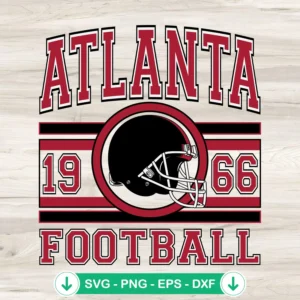 Atlanta Falcons SVG file for Cricut cutting machine