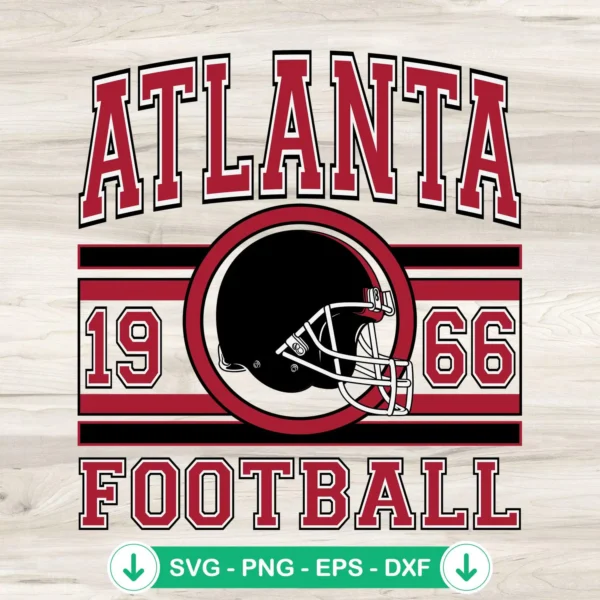 Atlanta-Football-SVGjpg.webp Atlanta Falcons SVG file for Cricut cutting machine