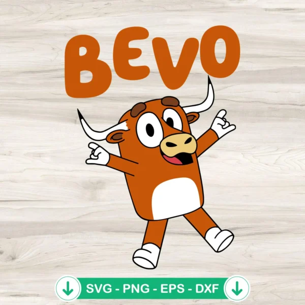 Bevo-Longhorn-Bull-SVGjpg.webp Bevo Longhorn Bull SVG file for Cricut cutting machine
