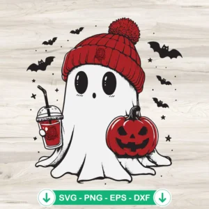 Boo Ghost Gryffindor Hogwarts House SVG file for cutting machine