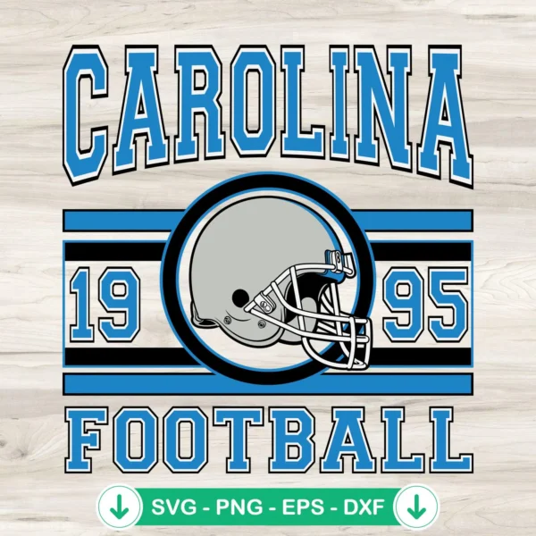 Carolina-Football-SVGjpg.webp Carolina Panthers Est 1995 svg file for cricut cutting machine