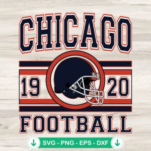 Chicago Bears SVG file for Cricut cutting machine