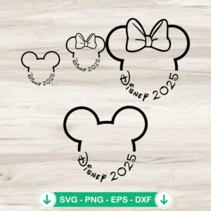 Disney 2025 SVG Bundle - cricut svg cutting file