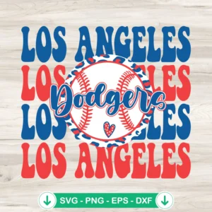 Dodgers-Baseball-Leopard-SVGjpg.webp Dodgers Baseball Leopard SVG file for Cricut cutting machine