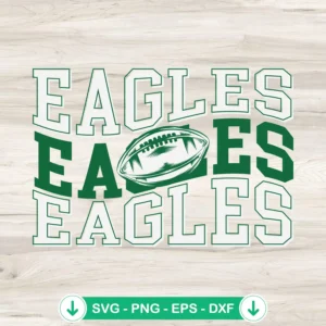 Eagles-Football-SVG-1jpg.webp Eagles Football SVG file for Cricut cutting machine