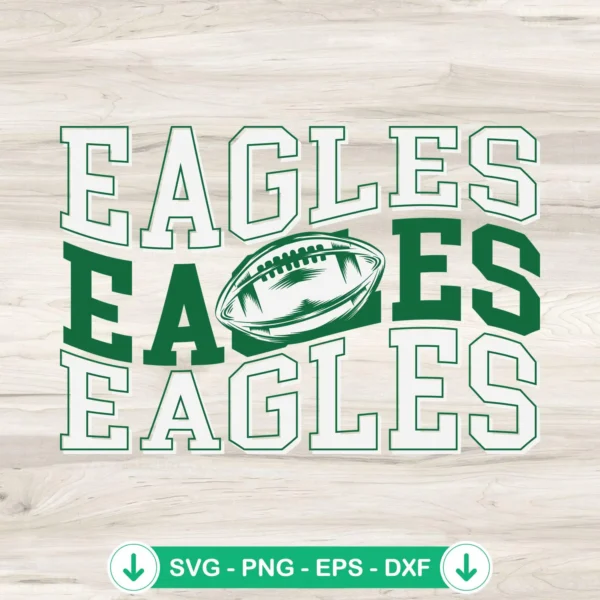 Eagles-Football-SVG-1jpg.webp Eagles Football SVG file for Cricut cutting machine