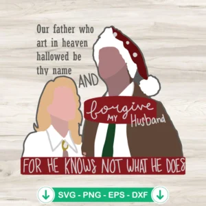 Ellen And Clark Griswold SVG file for Cricut cutting machine