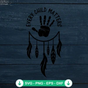 Every Child Matters Orange SVG file for Cricut cutting machine