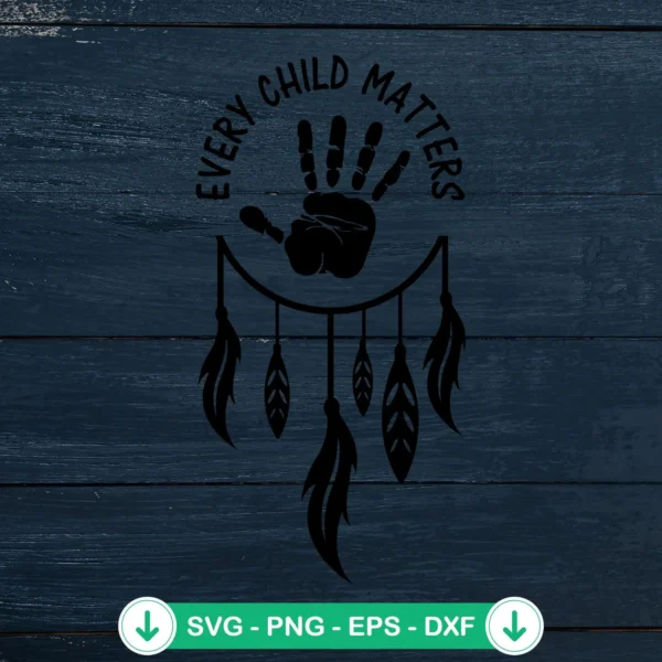 Every Child Matters Orange SVG file for Cricut cutting machine