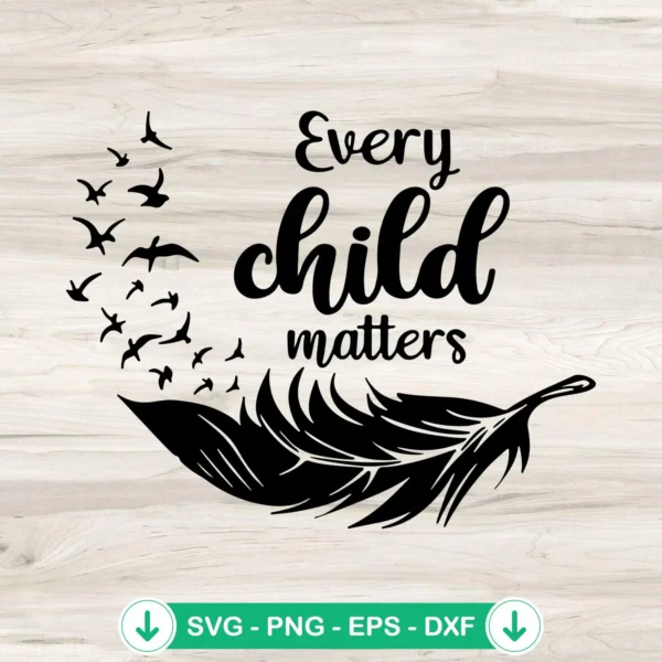 Every Child Matters SVG file, orange day cutting file for Cricut