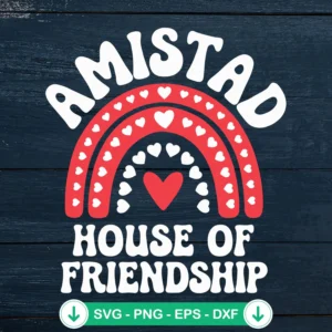 Heart-Rainbow-Amistad-SVGjpg.webp Heart Rainbow Amistad SVG file for cutting machines