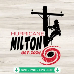 Hurricane Milton SVG file, cricut svg, cutting file