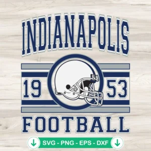 Indianapolis Colts SVG file for Cricut, cutting file