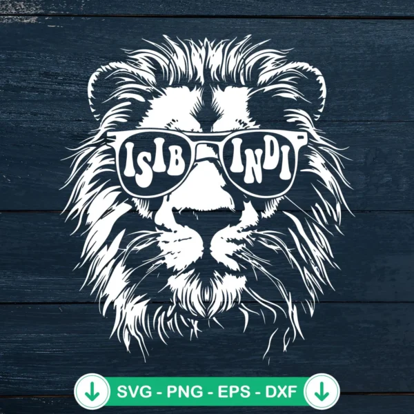 Isibindi Lion SVG file for Cricut cutting machine