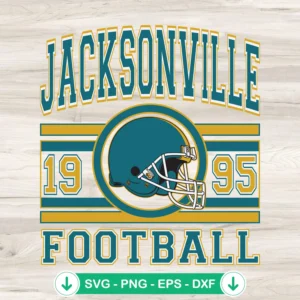 Jacksonville Jaguars football SVG file for Cricut cutting