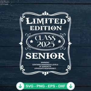 Class of 2025 SVG file for Cricut and cutting machines