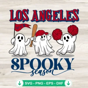 Los-Angeles-Angles-Baseball-Spooky-Season-SVGjpg.webp Los Angeles Angels Halloween SVG file for Cricut cutting machine