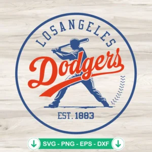Los-Angeles-Dodgers-EST-1883-SVGjpg.webp Los Angeles Dodgers EST 1883 SVG file, cricut svg cutting file