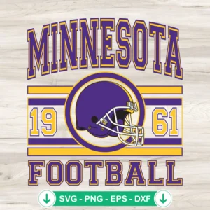 Minnesota Vikings SVG file for Cricut cutting machine