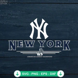 New York Yankees 2024 Champions SVG file for cricut cutting