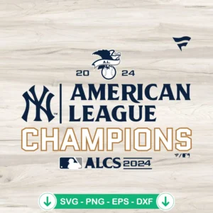 New York Yankees 2024 Champions SVG file for Cricut cutting