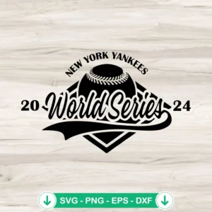 New York Yankees 2024 svg file for cricut cutting machine