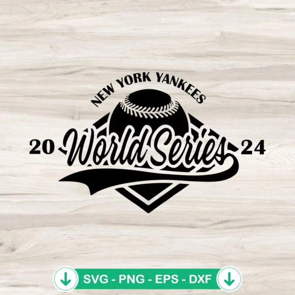 New York Yankees 2024 svg file for cricut cutting machine