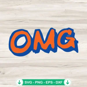 OMG New York Mets SVG file for Cricut cutting machine