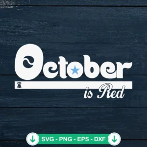 October-Is-Red-SVGjpg.webp October Is Red SVG file for Philadelphia Phillies baseball theme