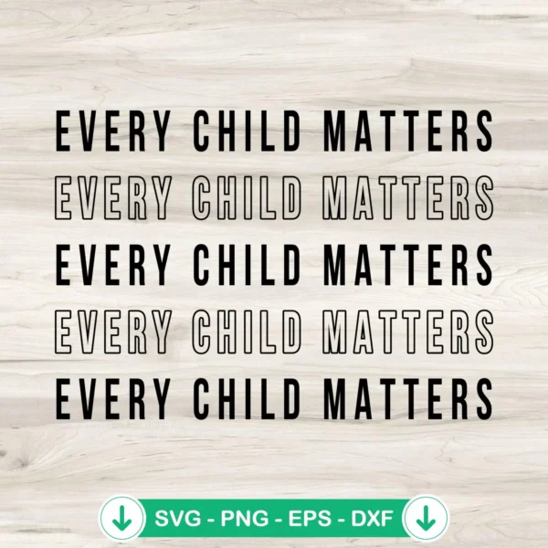 Orange Shirt Day SVG file for every child matters, cricut cut file