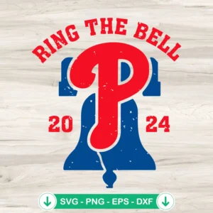 Philadelphia Phillies Ring The Bell 2024 SVG file for Cricut