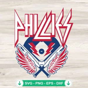 Phillies Heavy Metal SVG file for cutting machines