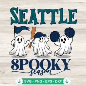 Seattle Mariners Halloween SVG file for Cricut cutting machine