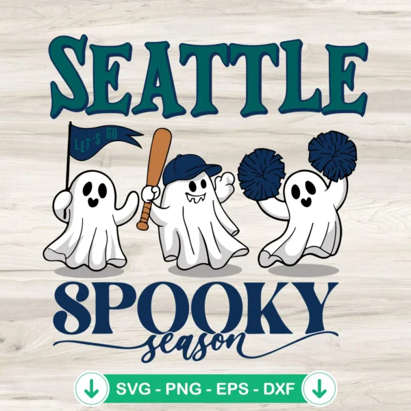 Seattle Mariners Halloween SVG file for Cricut cutting machine