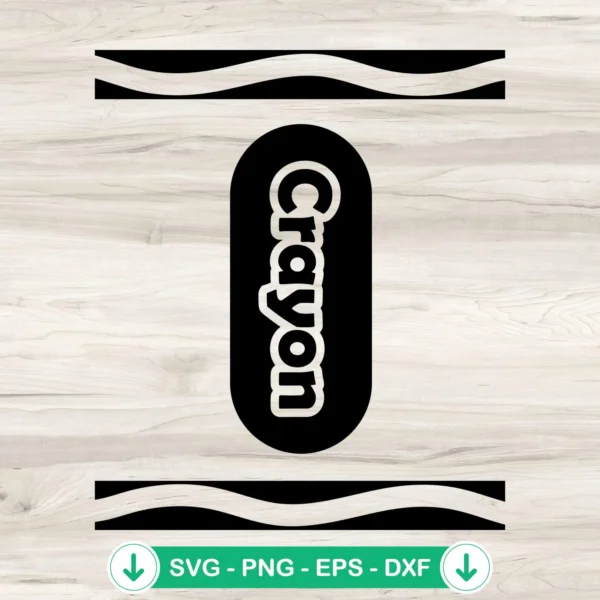 Silhouette Crayon Box SVG file for Halloween costume couples