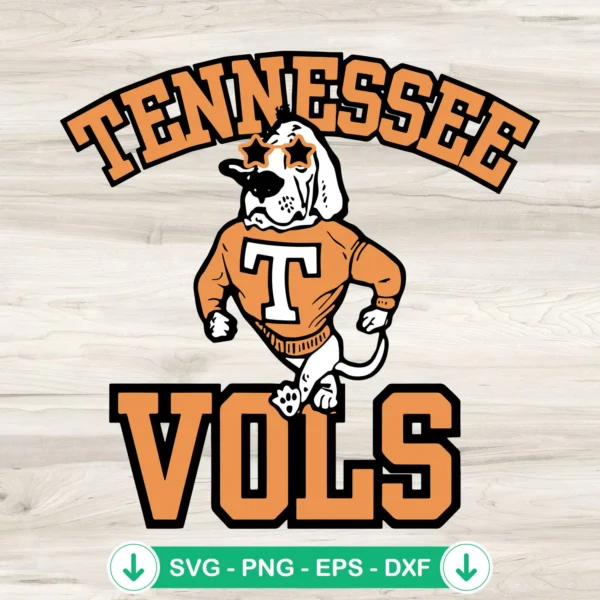Smokey-Tennessee-Vols-SVGjpg.webp Smokey Tennessee Vols SVG file for Cricut cutting machine