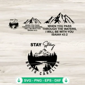 Stay Strong North Carolina SVG file, cricut svg cutting file