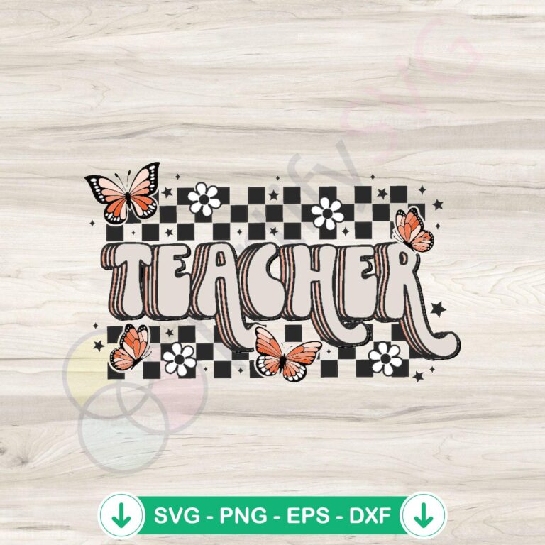 Floral Teacher First Day Of School SVG Clipart - Funny Classroom Design 2 Floral Teacher First Day Of School svg file for cricut svg cutting file