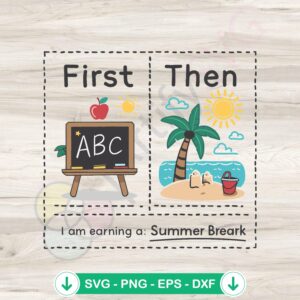 mockup-1-1740034897-769199899.jpg First Teach Then Beach svg file for summer vacation design