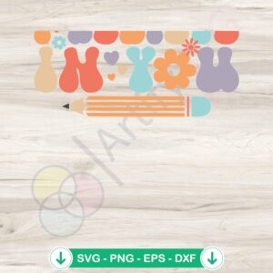 mockup-1-1740035586-1637911996.jpg Floral funny teacher SVG file for Cricut cutting machine