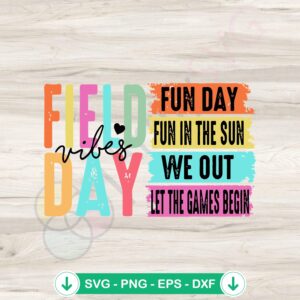 mockup-1-1740036770-519285429.jpg School Field Day Vibes SVG file - energetic cricut cut file