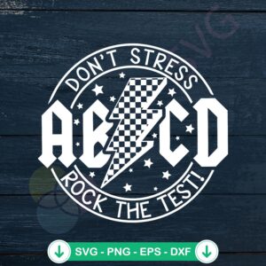 mockup-1-1740037267-680906823.jpg ABCD Dont Stress Lightning Bolt SVG file for cricut cutting file