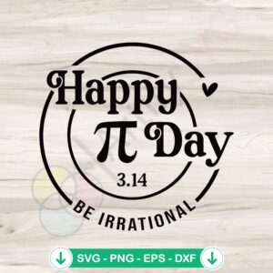 mockup-1-1740037833-393799487.jpg Happy Pi Day SVG file for Cricut - fun geometry cut file